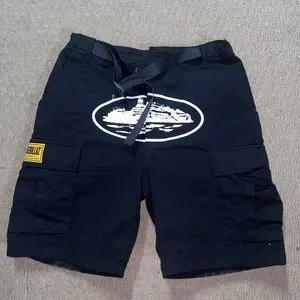 パンツ Corteiz GUERILLAZ CARGO SHORT [BLACK] Corteiz Guerillaz Cargo Shorts - Size Medium | eBay UK
